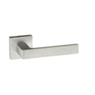 Forme Asti Lever Door Handle on Minimal Square Rose - Satin Chrome
