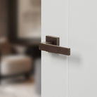 Forme Asti Lever Door Handle on Minimal Square Rose