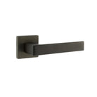 Forme Asti Lever Door Handle on Minimal Square Rose - Urban Dark Bronze