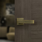 Forme Asti Lever Door Handle on Minimal Square Rose