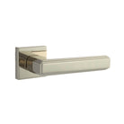 Forme Alila Lever Door Handle on Minimal Square Rose - Polished Nickel