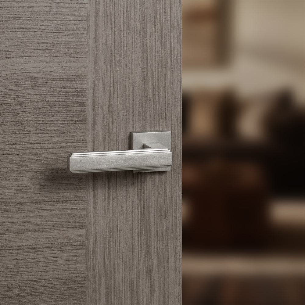 Forme Alila Lever Door Handle on Minimal Square Rose