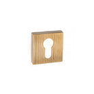 Forme Euro Escutcheons on Minimal Square Rose - Yester Bronze