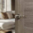 Mediterranean Marseille Lever Door Handle on Round Rose