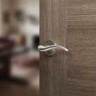 Mediterranean Barcelona Lever Door Handle on Round Rose