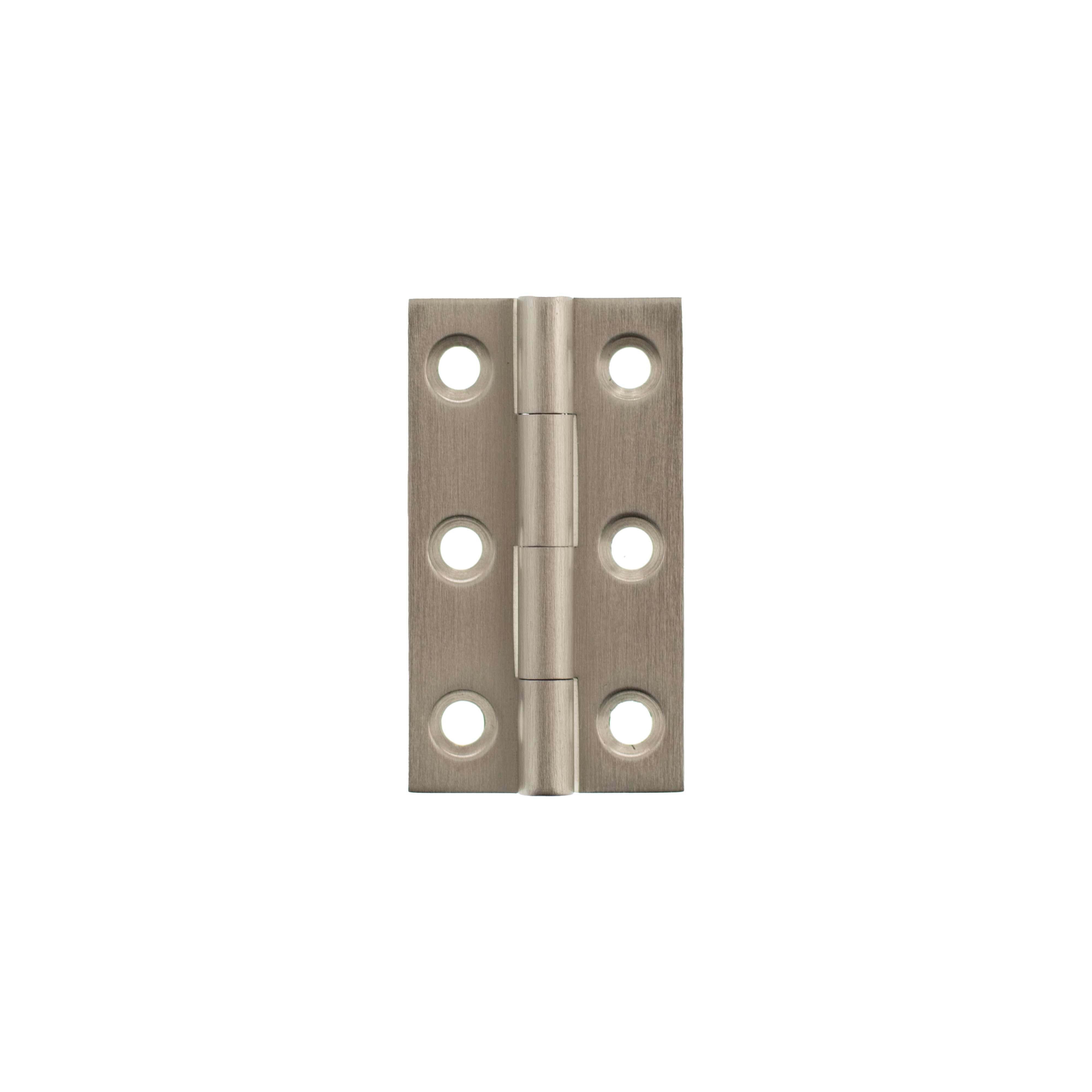 Millhouse Brass Cabinet Butt Hinges 75mm x 41mm x 2mm - Matt Black