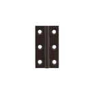 Millhouse Brass Cabinet Butt Hinges 75mm x 41mm x 2mm - Antique Brass