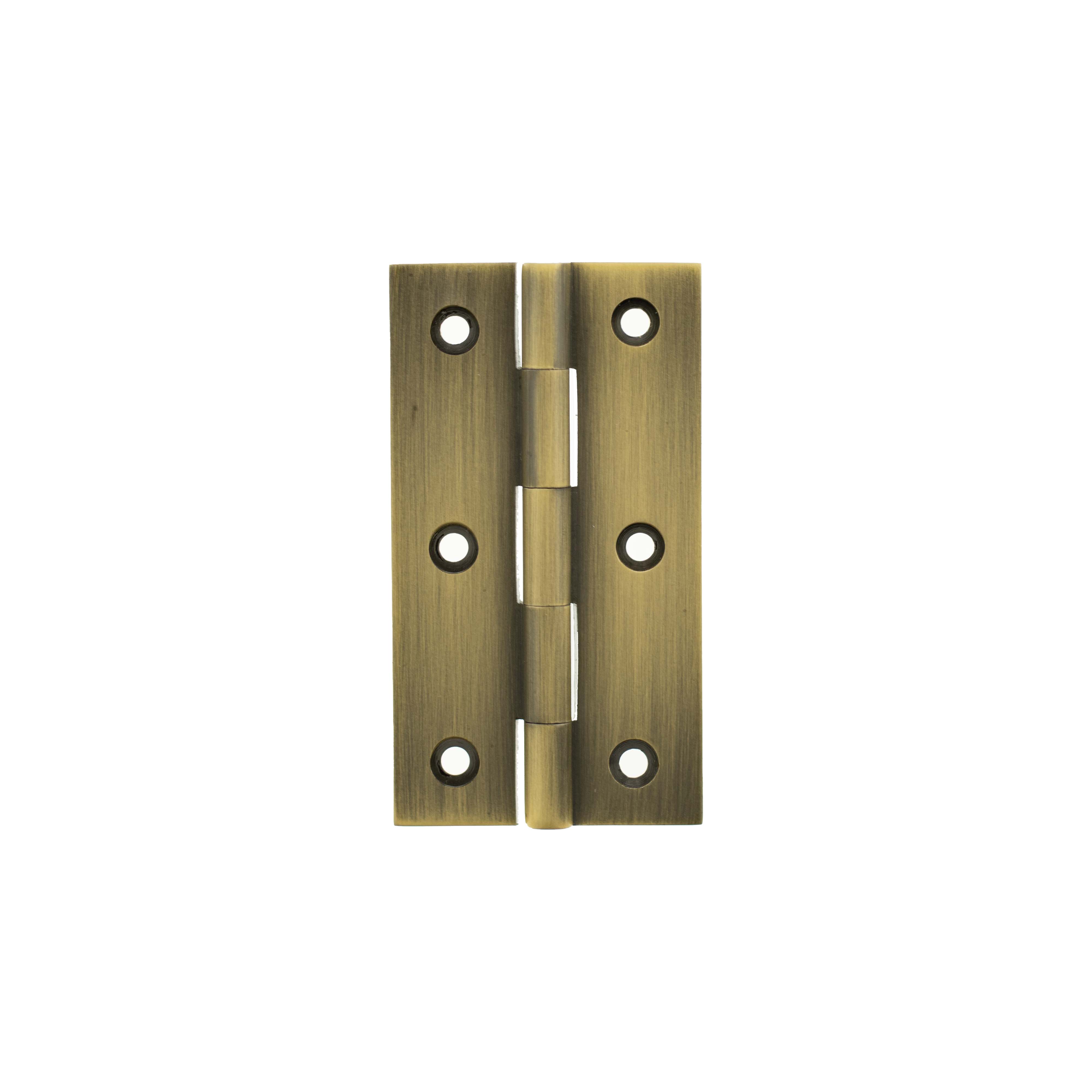 Millhouse Brass Cabinet Butt Hinges 64mm x 35mm x 2mm - Urban Dark Bronze