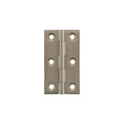 Millhouse Brass Cabinet Butt Hinges 64mm x 35mm x 2mm - Matt Black