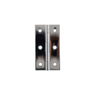 Millhouse Brass Cabinet Butt Hinges 50mm x 28mm x 2mm - Satin Brass