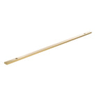 Millhouse Brass Long Narrow Cabinet Handle Backplate 320mm - Satin Brass