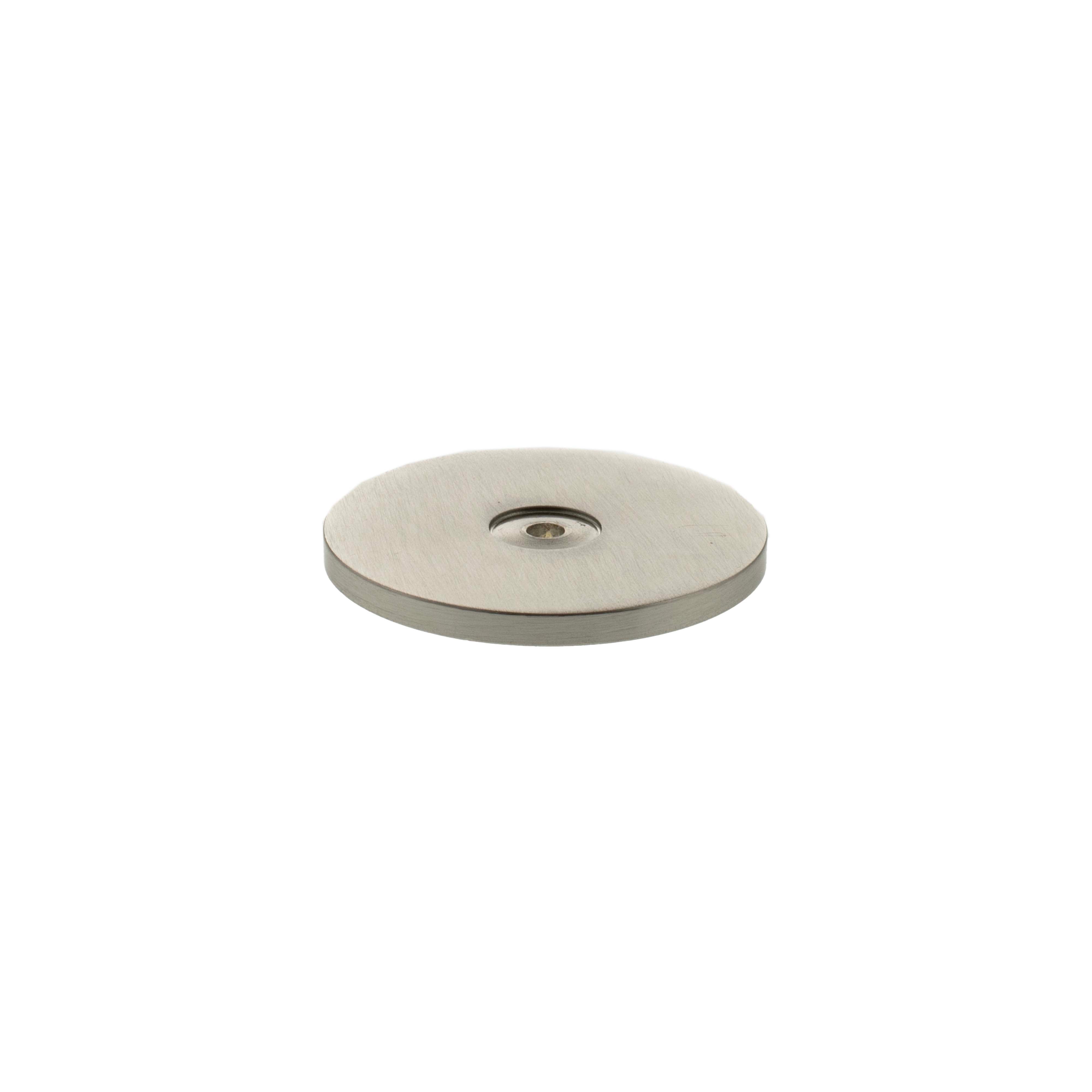 Millhouse Brass Round Cabinet Handle Backplate - Satin Nickel
