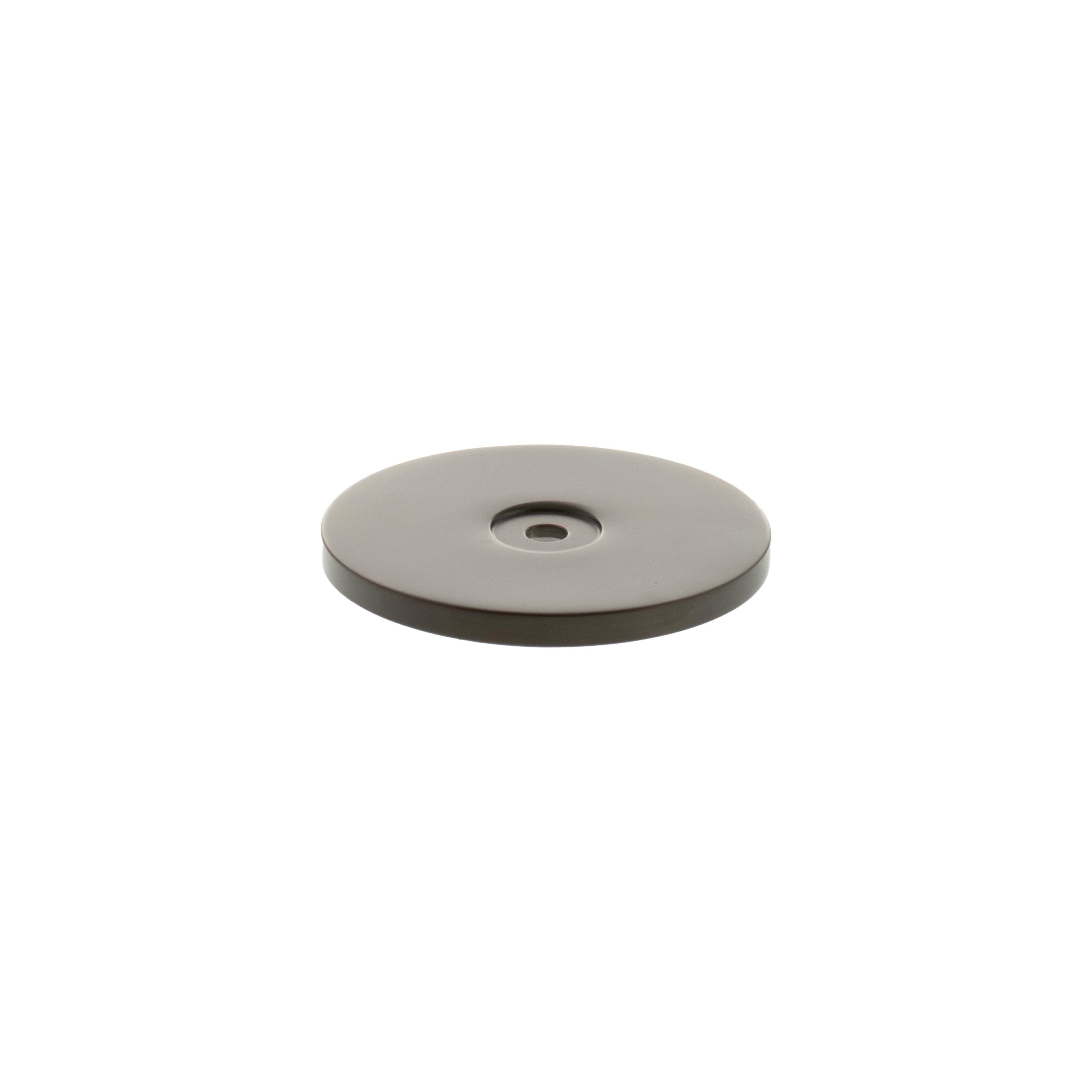 Millhouse Brass Round Cabinet Handle Backplate - Urban Dark Bronze