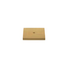 Millhouse Brass Square Cabinet Handle Backplate - Satin Brass