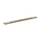 Millhouse Brass Long Wide Cabinet Handle Backplate 128mm - Antique Brass