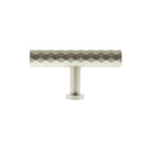 Millhouse Brass Chrysler Diamond T-Bar Cabinet Knob Handle - Satin Nickel