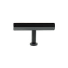 Millhouse Brass Pennington Hexagonal T-Bar Cabinet Knob Handle - Matt Black