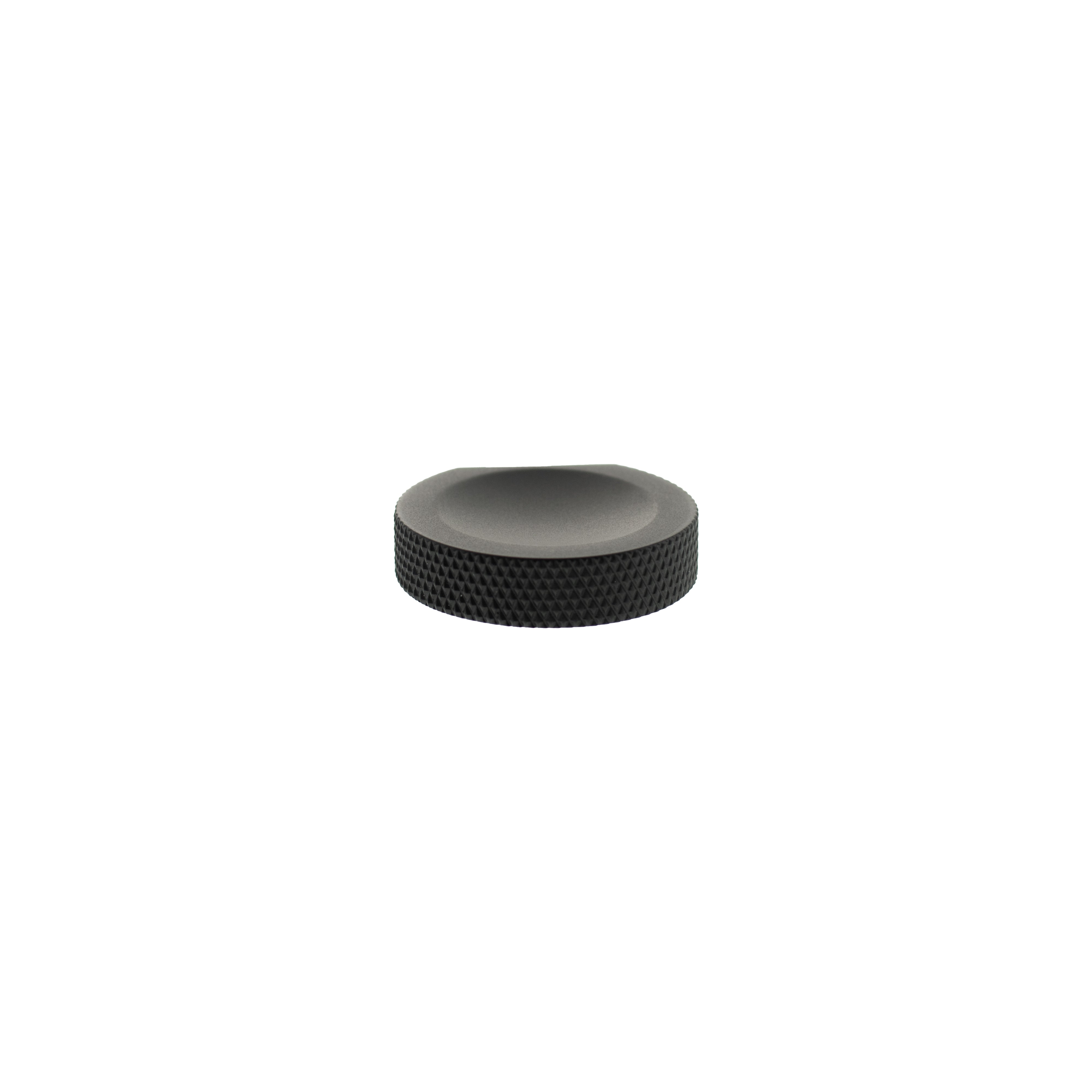 Millhouse Brass Eiffel Knurled Finger Pull Cabinet Knob Handle