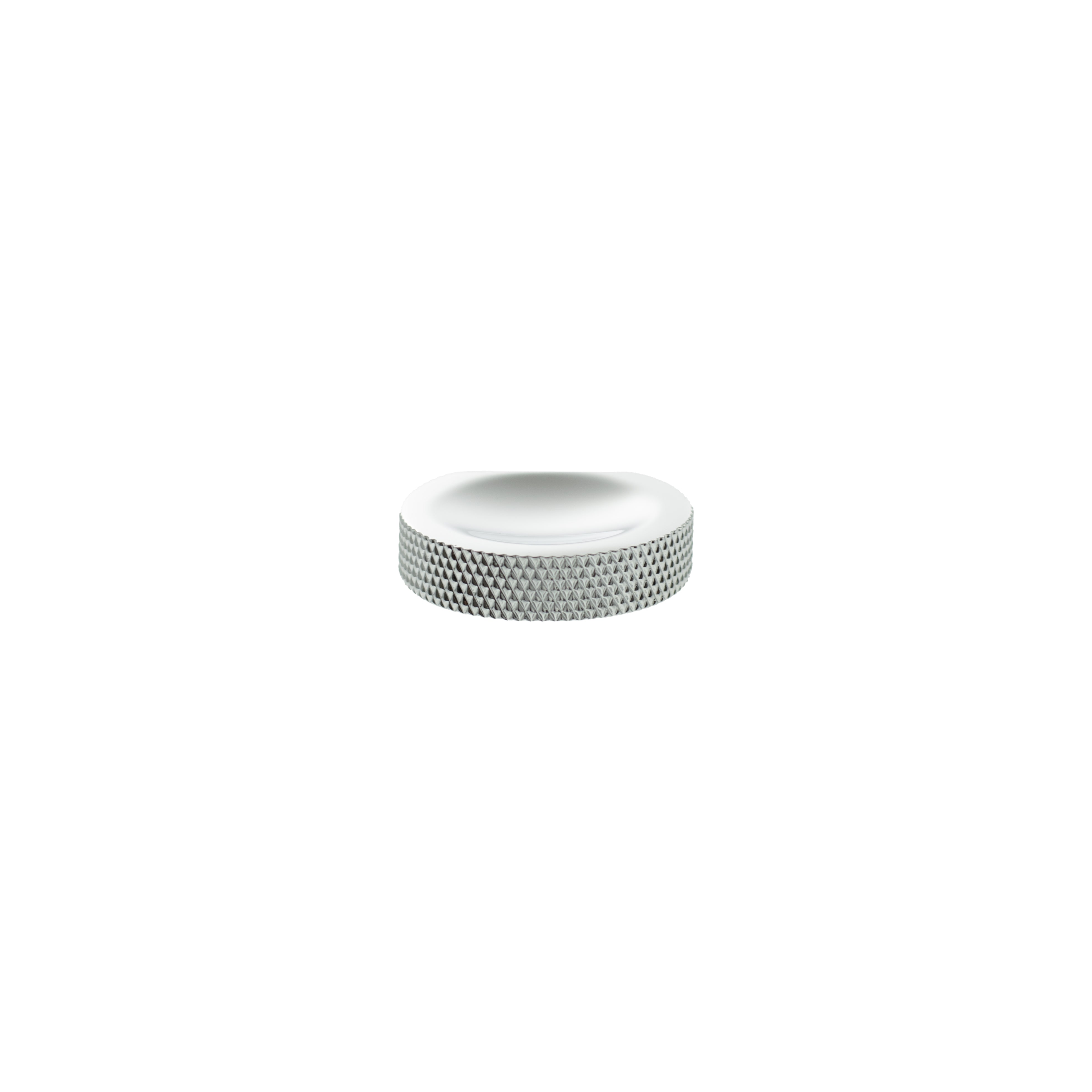 Millhouse Brass Eiffel Knurled Finger Pull Cabinet Knob Handle