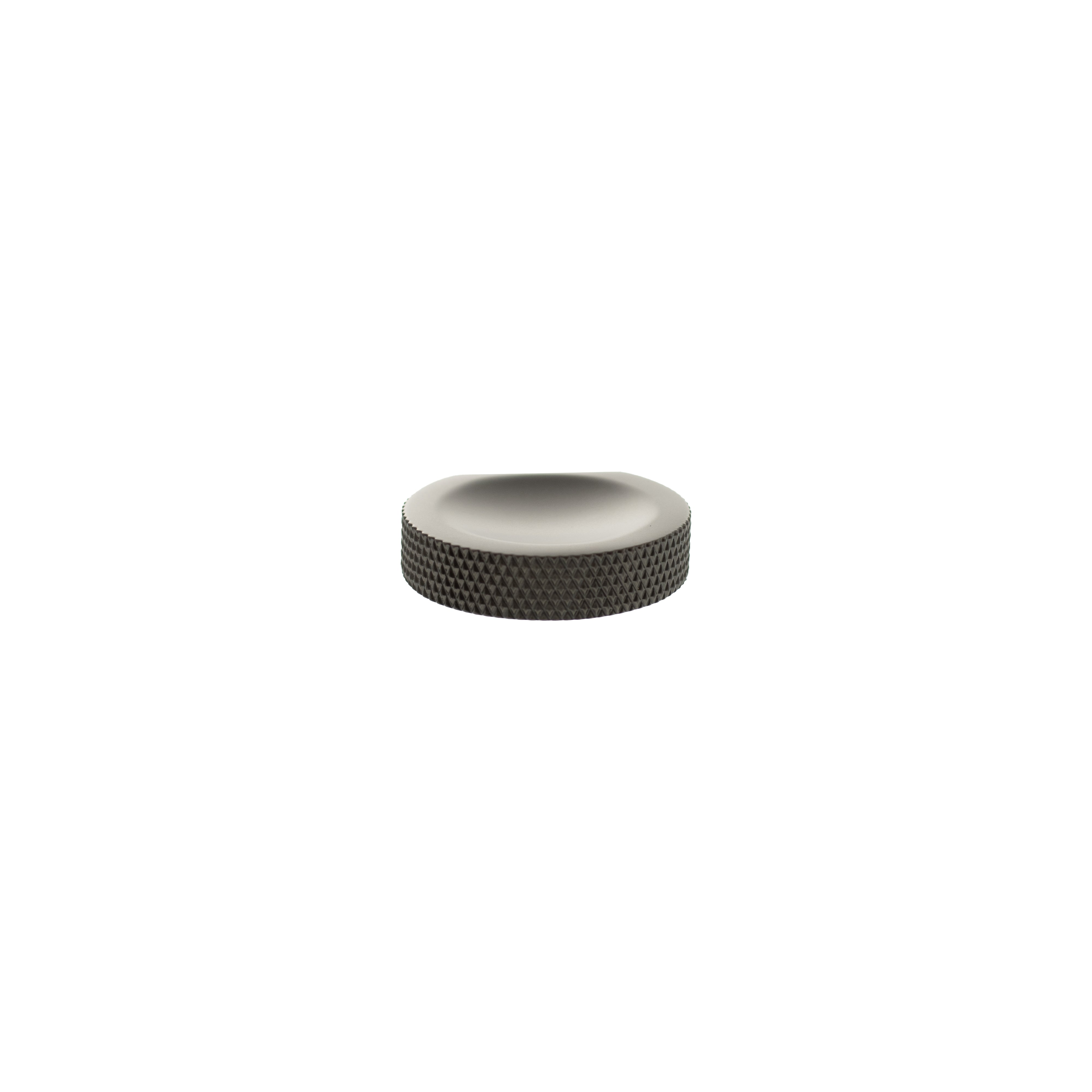 Millhouse Brass Eiffel Knurled Finger Pull Cabinet Knob Handle