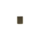 Millhouse Brass Eiffel Knurled Cylinder Cabinet Knob Handle - Antique Brass