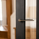 Millhouse Brass Brindley Lever Door Handle on Concealed Round Rose