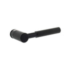 Millhouse Brass Mason Lever Door Handle on Concealed Round Rose - Matt Black