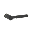 Millhouse Brass Mason Lever Door Handle on Concealed Round Rose - Urban Dark Bronze