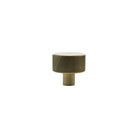 Millhouse Brass Paddington Spiral Round Cabinet Knob Handle - Antique Brass
