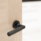 Millhouse Brass Cartwright Knurled Lever Door Handle on Round Rose