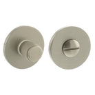 Millhouse Brass Knurled WC Turn and Release on 5mm Slimline Round Rose - Satin Nickel