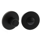 Millhouse Brass Linear WC Turn and Release on 5mm Slimline Round Rose - Matt Black