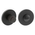 Millhouse Brass Linear WC Turn and Release on 5mm Slimline Round Rose - Urban Dark Bronze