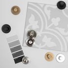 Millhouse Brass Knurled WC Turn and Release on 5mm Slimline Round Rose