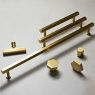 Millhouse Brass Pennington Hexagonal T-Bar Cabinet Pull Handle 160mm