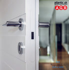 AGB Polaris 2XT Magnetic Bathroom Lock 60mm backset
