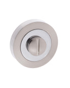 Mediterranean WC Turn and Release on Round Rose - Satin Nickel/