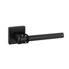 Oro & Oro Aria Lever Door Handle on Square Rose - Matt Black