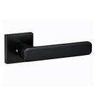 Oro & Oro Galassia Lever Door Handle on Square Rose - Matt Black