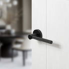 Oro & Oro Stradi Lever Door Handle on Round Rose