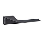 Oro & Oro Ace Lever Door Handle on Square Rose - Matt Black