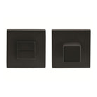 Oro & Oro WC Turn and Release on Square Rose - Matt Black