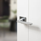 Oro & Oro Alba Lever Door Handle on Square Rose