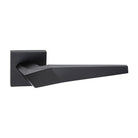 Oro & Oro Skywalker Lever Door Handle on Square Rose - Matt Black