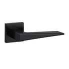 Oro & Oro Ivy Lever Door Handle on Square Rose - Matt Black