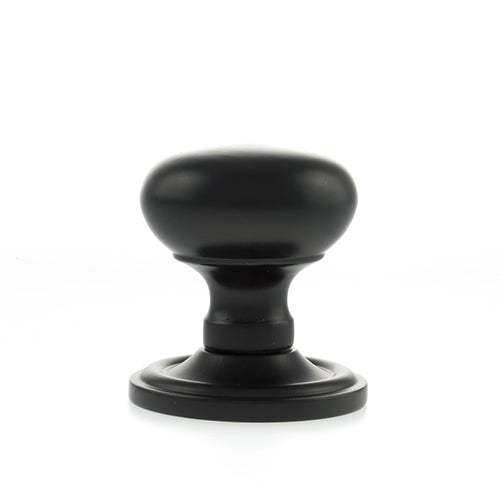 Old English Harrogate Solid Brass Mushroom Mortice Knob on Concealed Fix Rose
