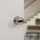 Old English Harrogate Solid Brass Mushroom Mortice Knob on Concealed Fix Rose