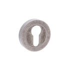 Old English Euro Escutcheons - Distressed Silver