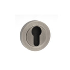 Old English Euro Escutcheons - Matt Gun Metal