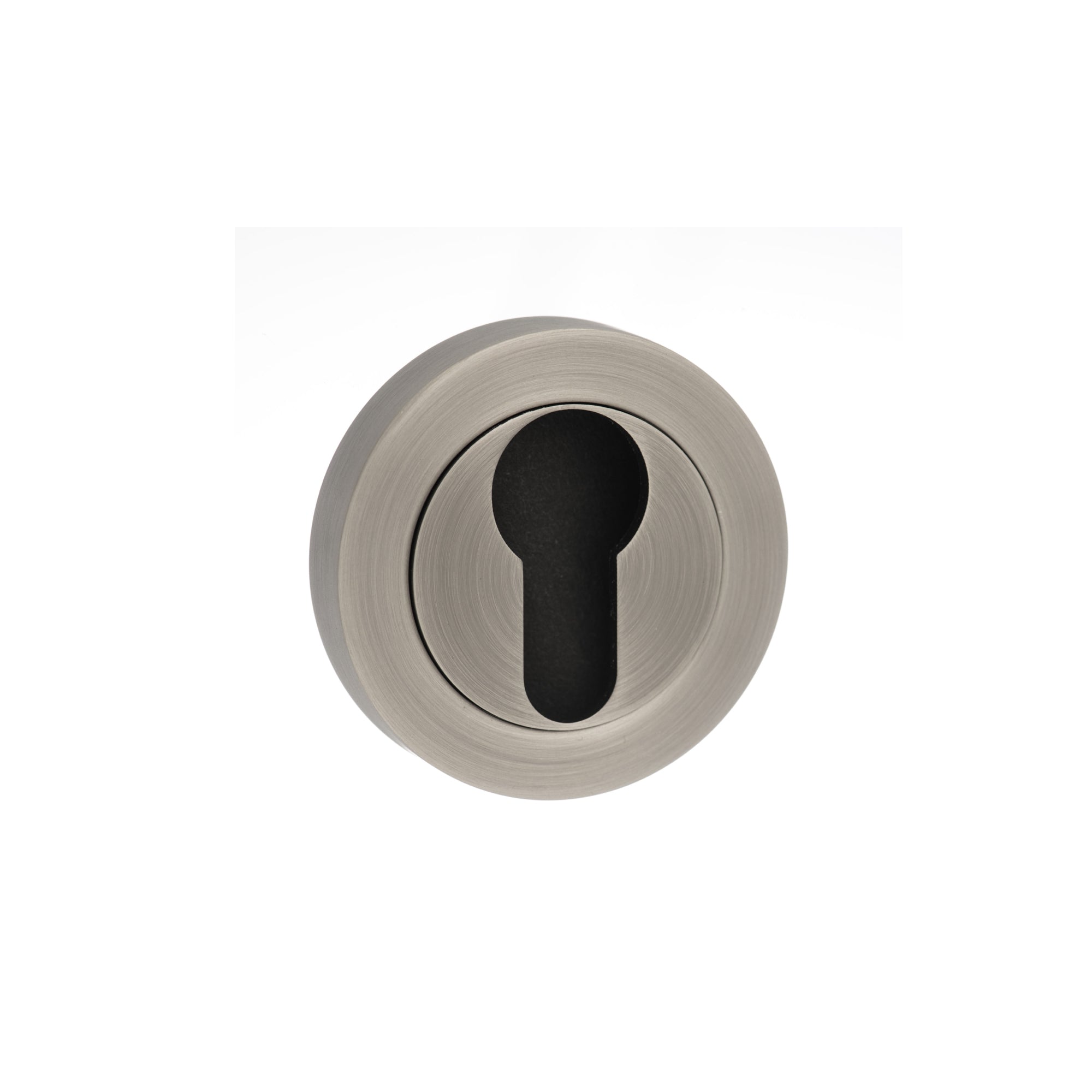 Old English Euro Escutcheons - Matt Gun Metal